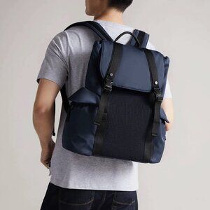 NWT Ted Baker Masha Nylon Backpack | Sleek Navy Tech-Style Bag-Travel, Gym, Work